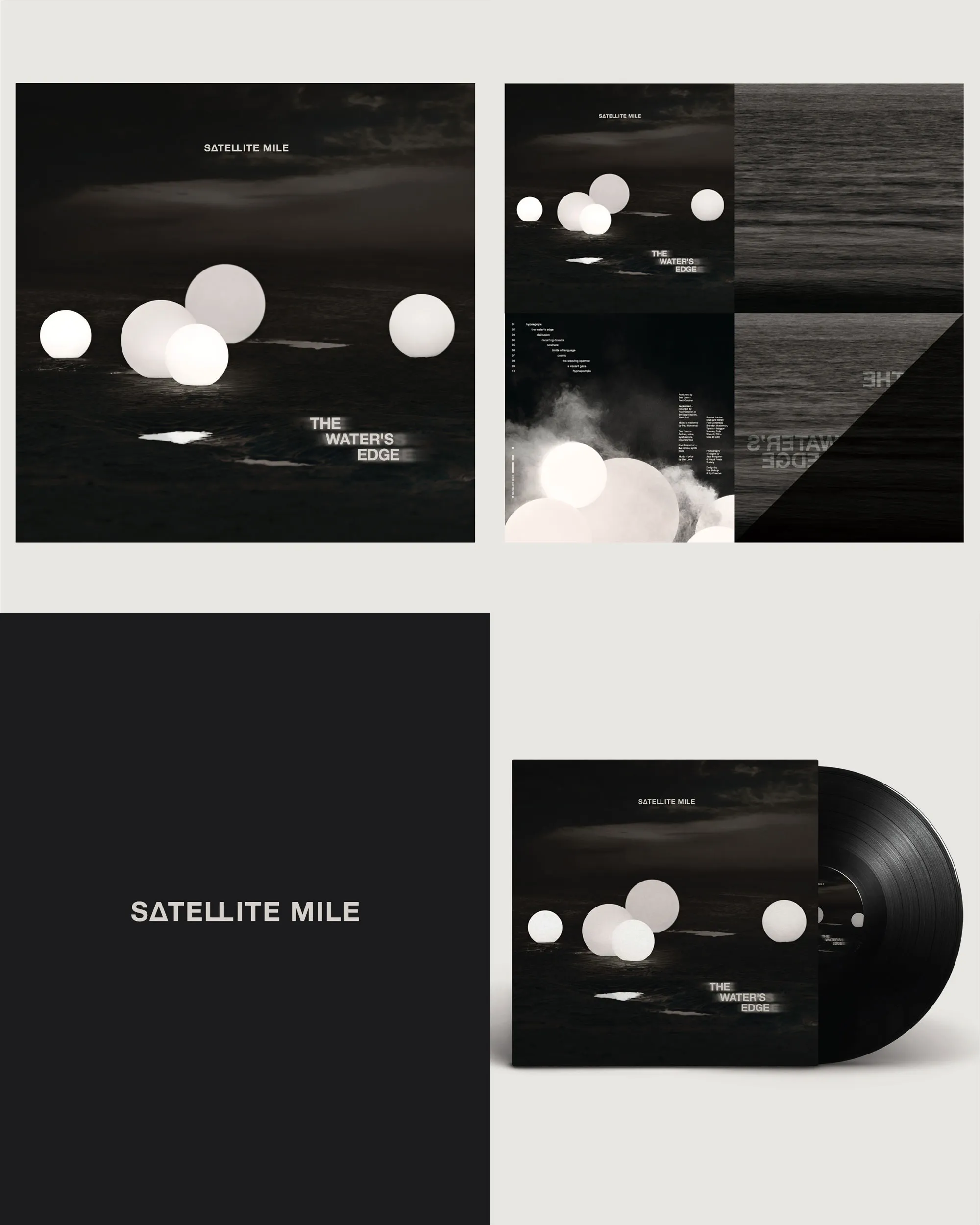 Satellite Mile — Album and single covers
