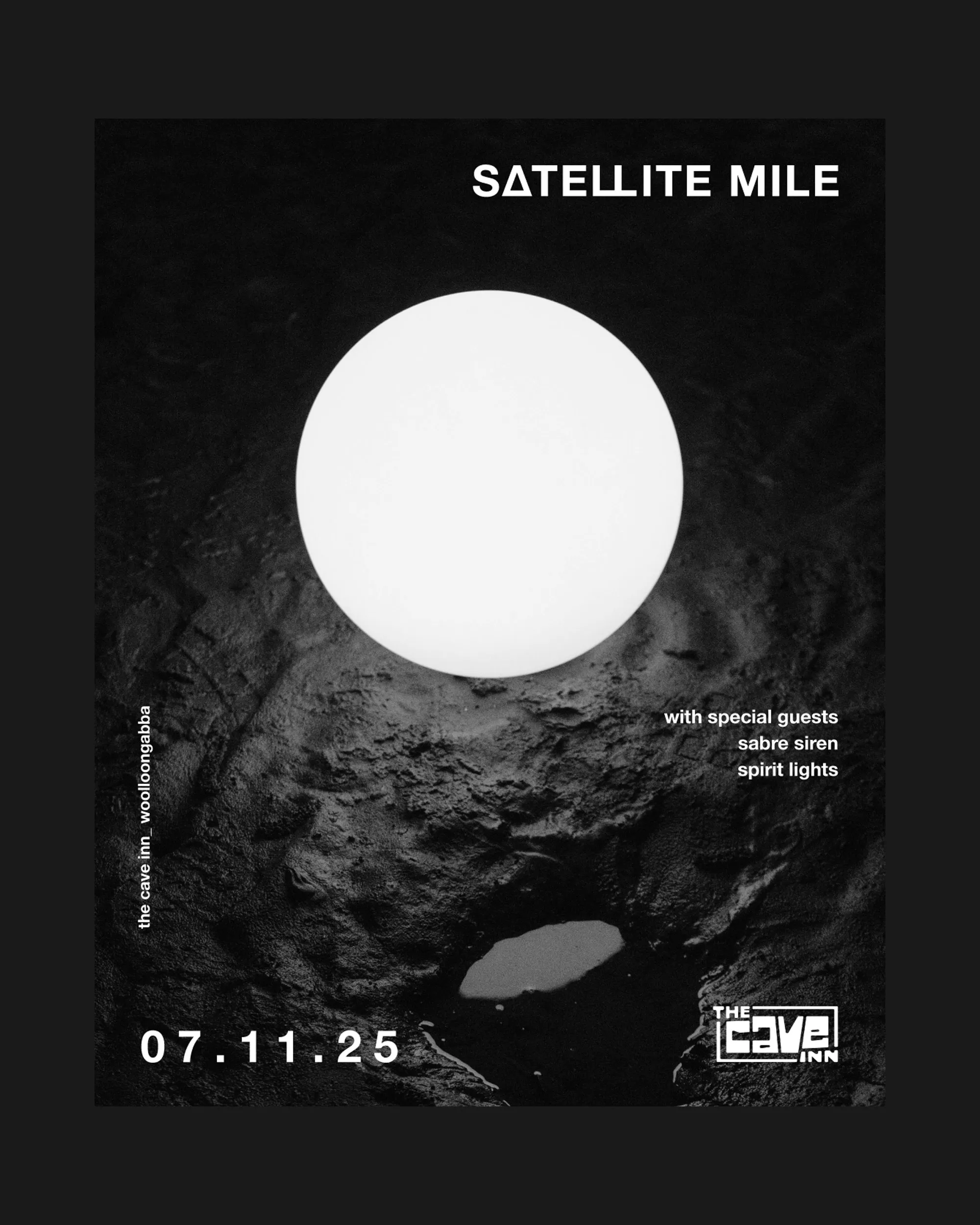 Satellite Mile — Tour poster