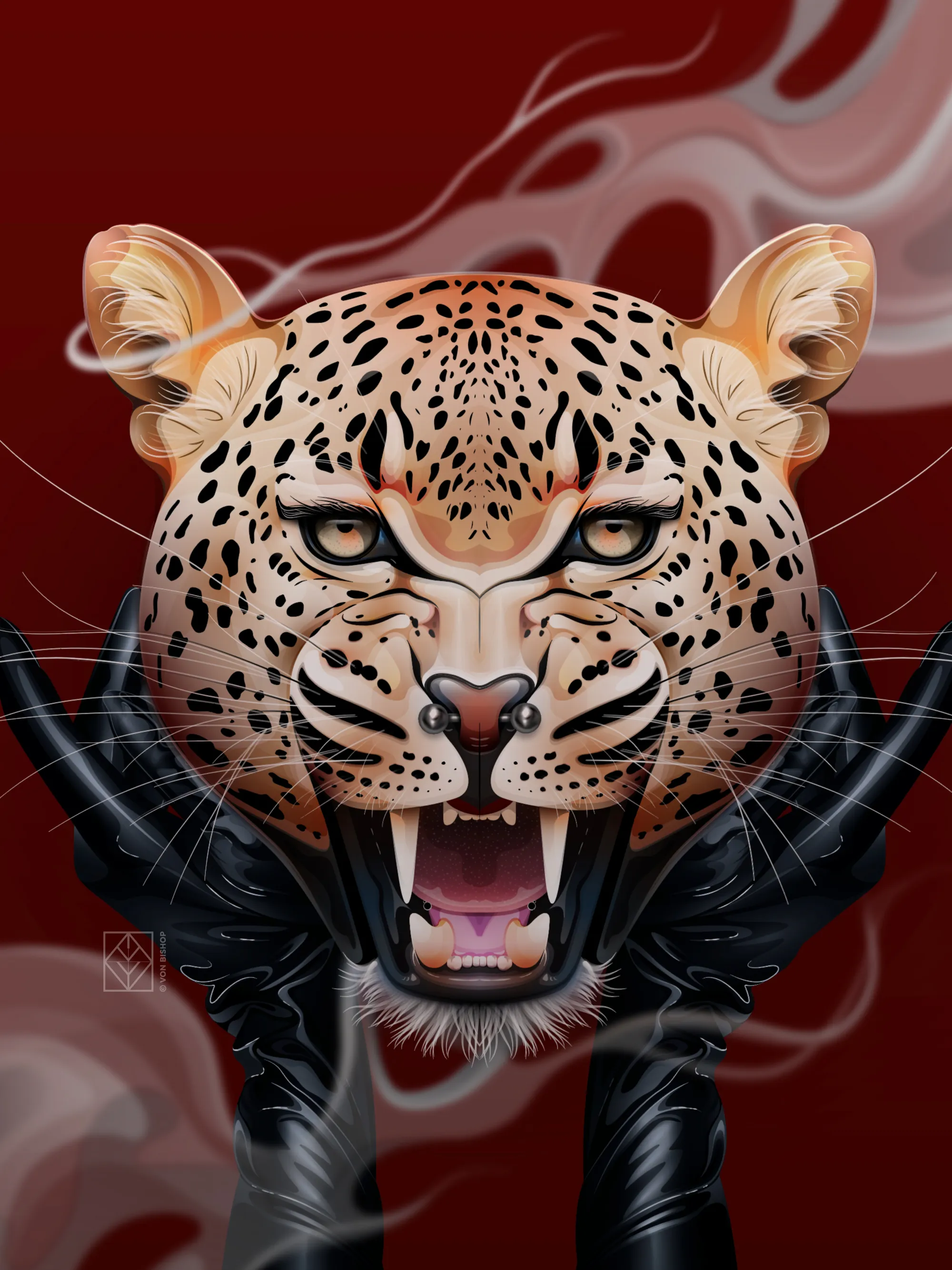 Tamed Decadence, digital art by Von Bishop